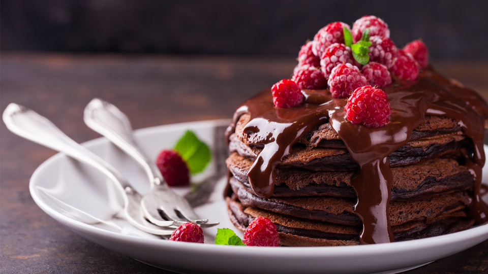 Çikolatalı pancake