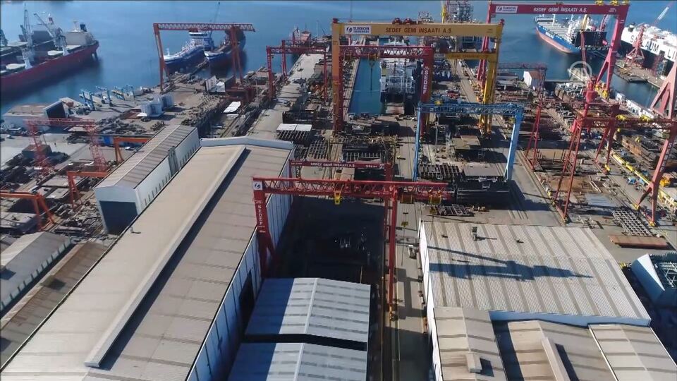 İlk kez görüntülendi! İşte Türkiye'nin ilk milli uçak gemisi