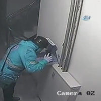 Mide bulandıran görüntü! Pizza götüren kurye bir de o anları kaydetti