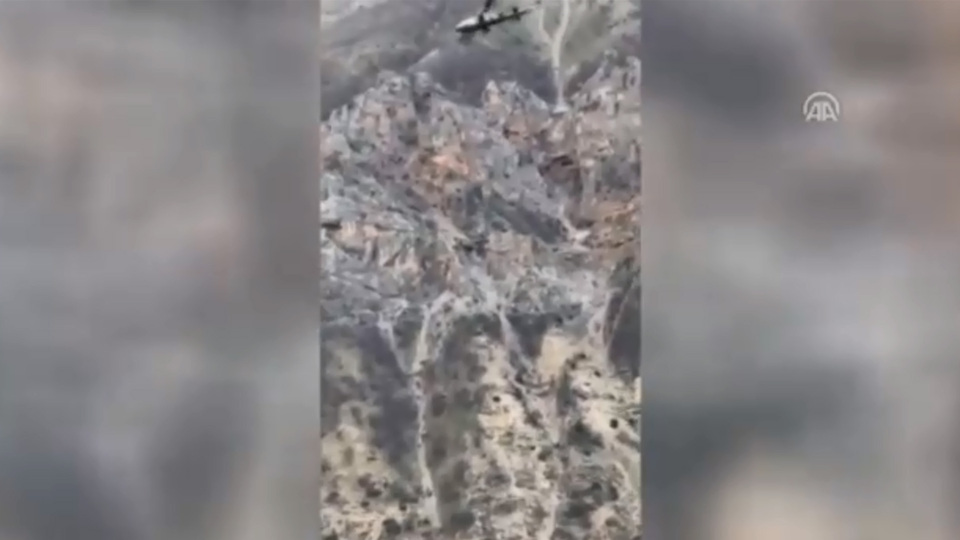 Tunceli'de 7 teröristin öldürüldüğü çatışma anı kamerada