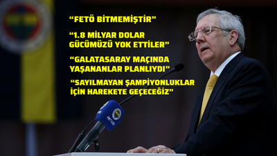 Aziz Yıldırım'dan çarpıcı açıklamalar