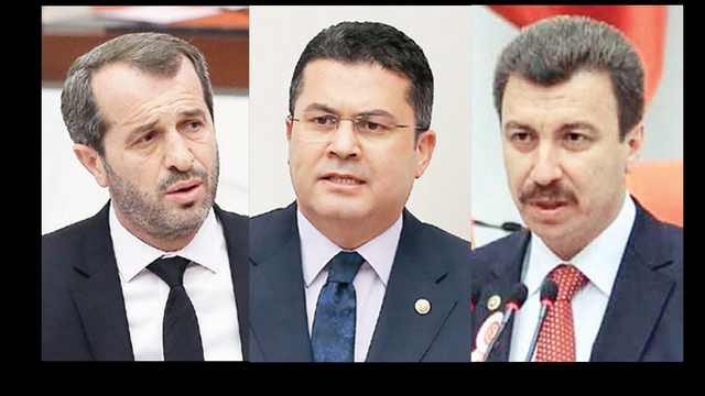 Üstü çizilen 3 vekil listede