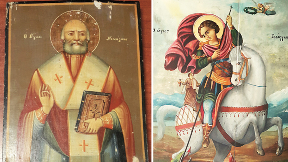 Tarihi ikonalar Ayasofya Müzesi'nde