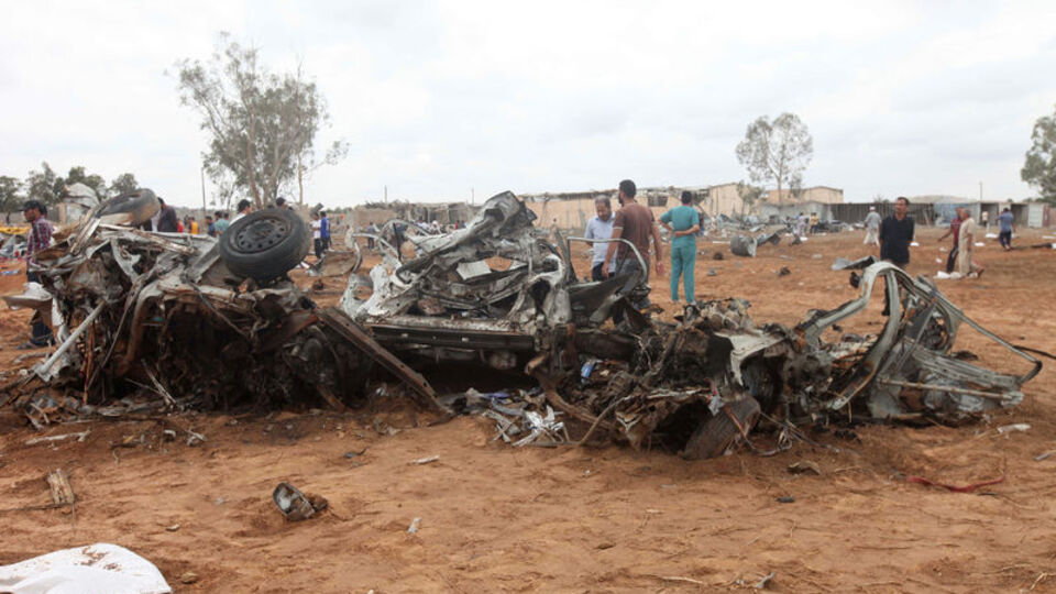 Libya'da bomba yüklü araç patladı! 8 kişi hayatını kaybetti