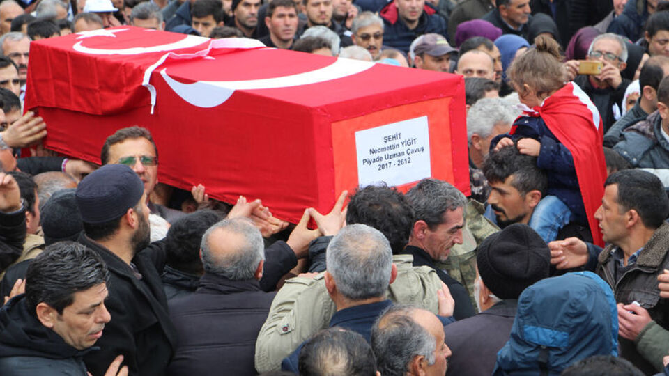 Afrin şehidi son yolculuğuna uğurlandı