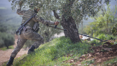 Afrin'de temizlik sürüyor