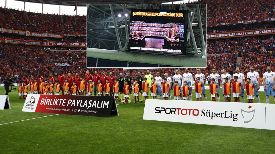 Galatasaray'dan skorbord yaptırımı: Yayını hazırlayanlar...