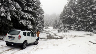 Nisan ayında kar sürprizi!