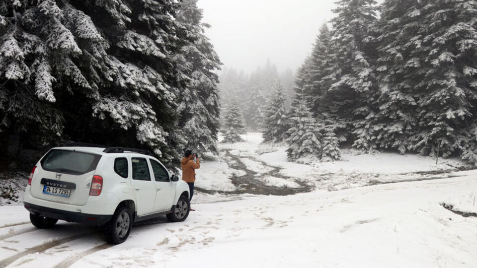 Nisan ayında kar sürprizi!