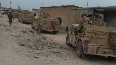 ABD ordusundan Münbiç hamlesi! Sınırdan görüntülendi