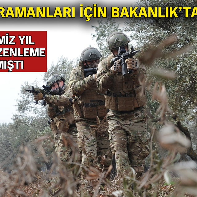 Afrin kahramanları için Bakanlık'tan talimat!