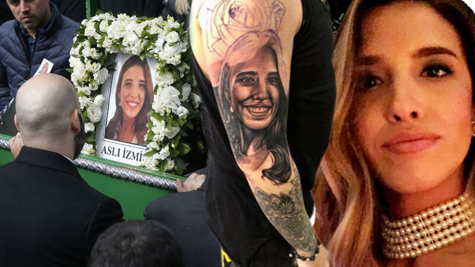 Vefat eden nişanlısını koluna kazıttı