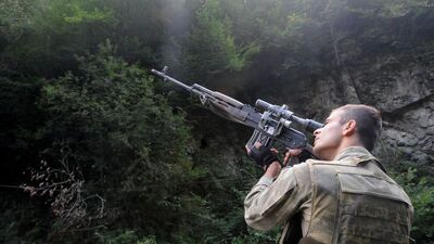 Gümüşhane'de teröristlerle sıcak temas!