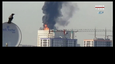 Gaziosmanpaşa'daki Taksim İlk Yardım Hastanesi'nde büyük yangın