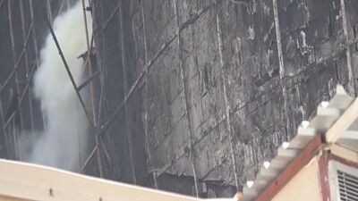 Taksim Eğitim ve Araştırma Hastanesi'nden yeniden dumanlar yükseldi