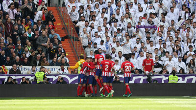 Madrid derbisinde Atletico tarihe geçti!