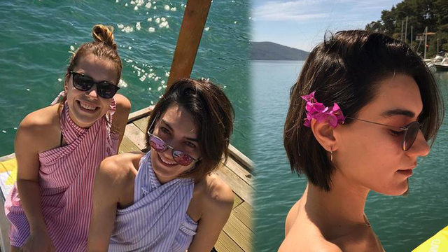 Ünlü oyuncu tatil sezonunu açtı
