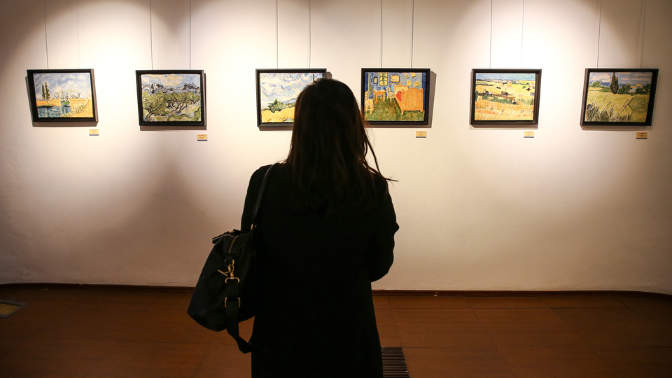 Van Gogh'un eserleri seramiğe aktarıldı!