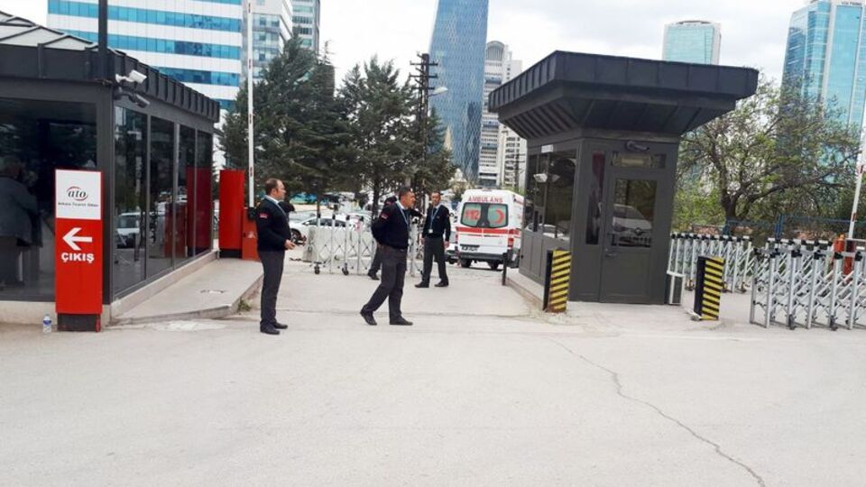 ATO Başkanvekili'ne saldırı anı kamerada!