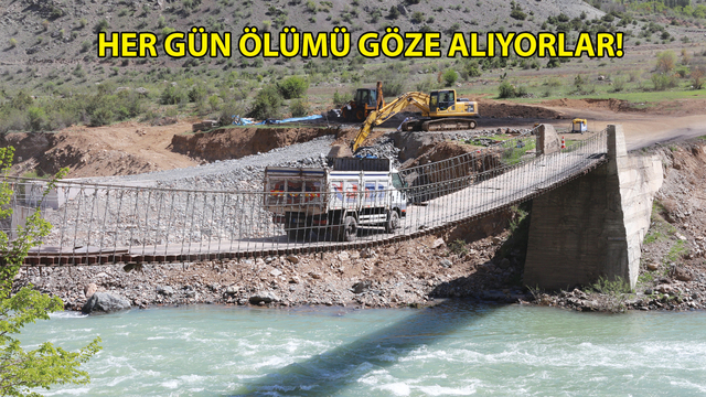 Bu köprüden geçmek yürek ister!