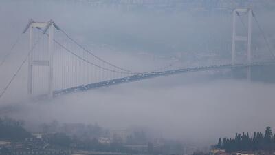 Deniz ulaşımına sis engeli!