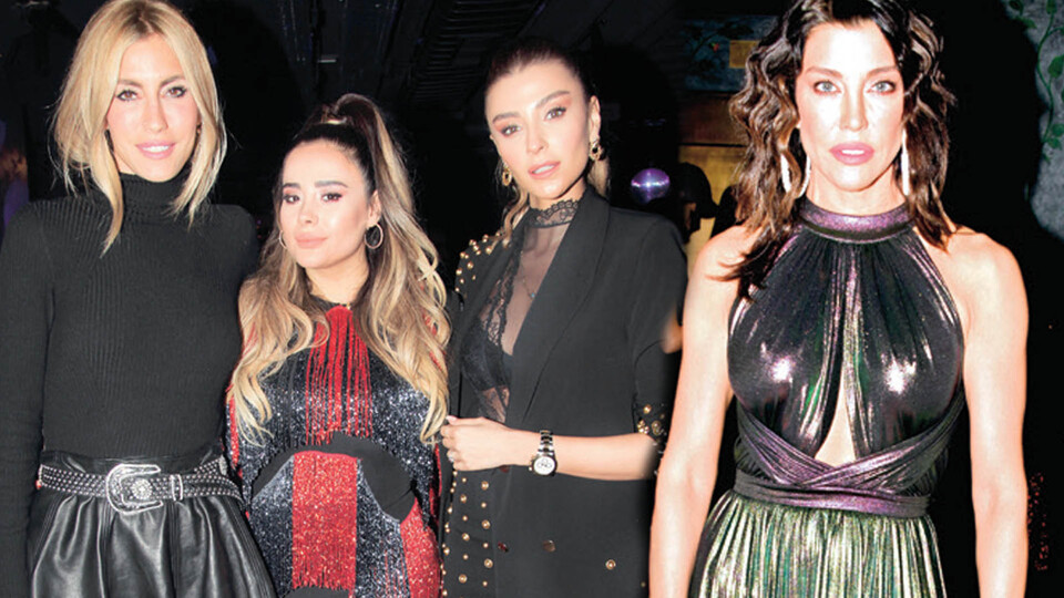 Koleksiyon kutlamasında ünlüler geçidi