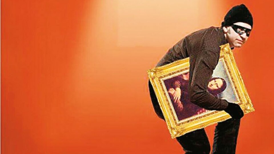 Sanat hırsızları heykel seviyor