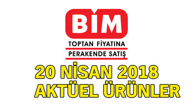 BİM 20 Nisan Aktüel ürünler kataloğu!