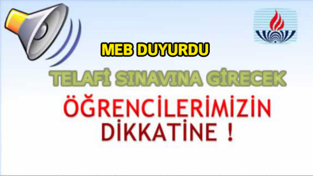 MEB AÖL 2. dönem telafi sınav tarihleri