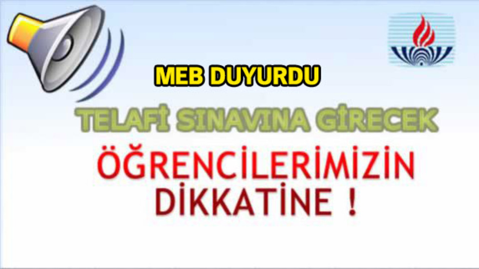 MEB AÖL 2. dönem telafi sınav tarihleri