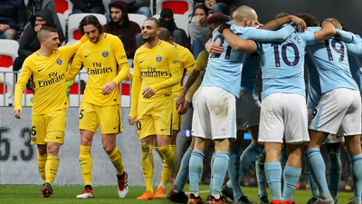 İngiltere'de City, Fransa'da PSG ipi göğüsledi