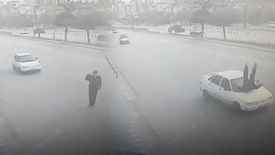 Vali'ye selam veren polis hayatının şokunu yaşadı!