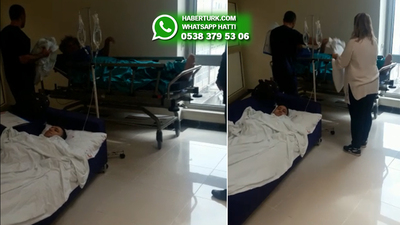 "Hastanede oda yok! Ameliyattan çıkan hasta bekleme salonunda yatırılıyor!"
