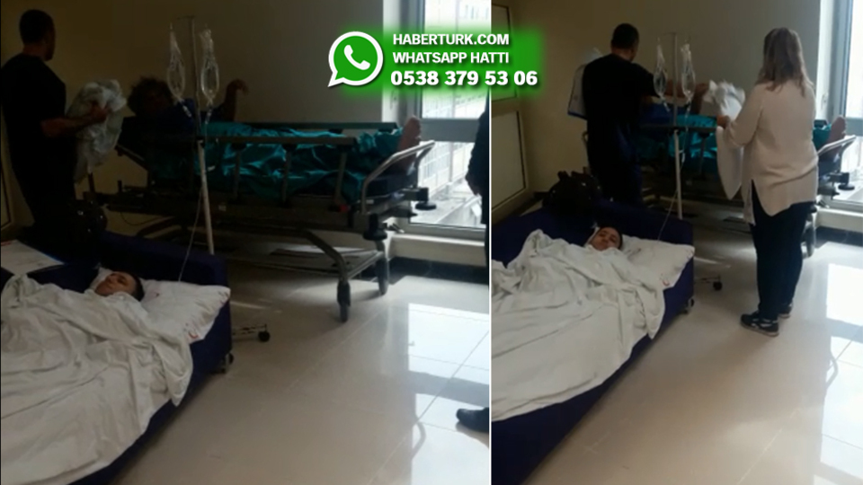 "Hastanede oda yok! Ameliyattan çıkan hasta bekleme salonunda yatırılıyor!"