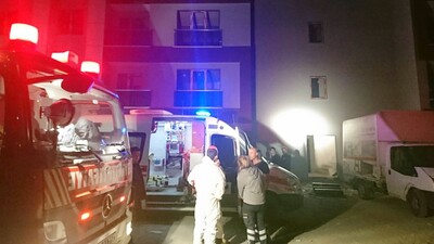 Asansör boşluğuna düşen usta feci şekilde can verdi