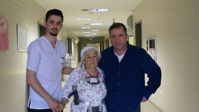 Omurgası kırılan hastanın 9 aylık çilesi bitti!