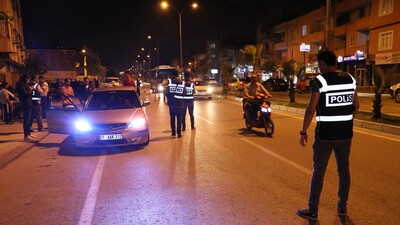 Adana'da hava destekli dev asayiş uygulaması