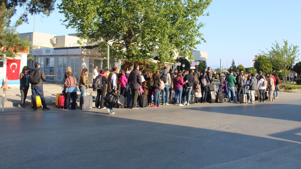 Midilli Adası'na yoğunluk başladı