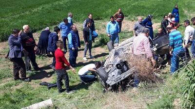 Düğün yolunda feci kaza: Çok sayıda yaralı var