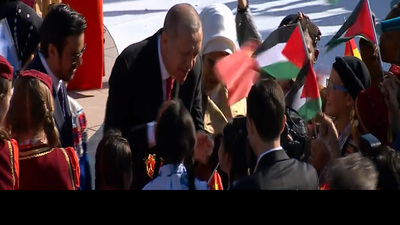 Erdoğan, Beştepe'de 'Dünya Çocukları'nı kabul ediyor