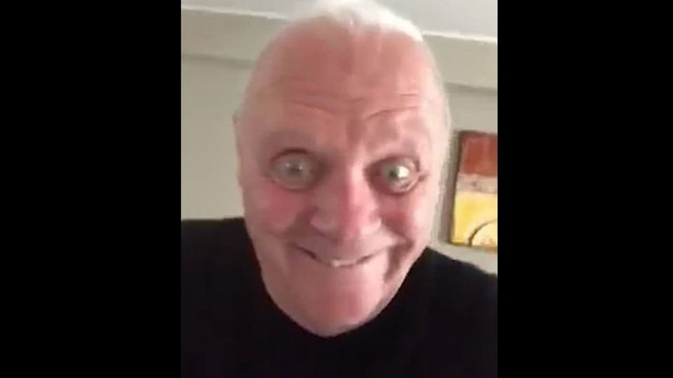 Anthony Hopkins'in paylaşımı sosyal medyayı salladı