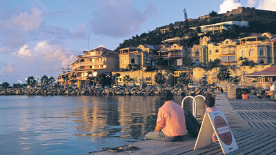 İki kültür bir adada St. Martin!