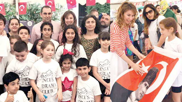 Londra sokaklarında 23 Nisan coşkusu