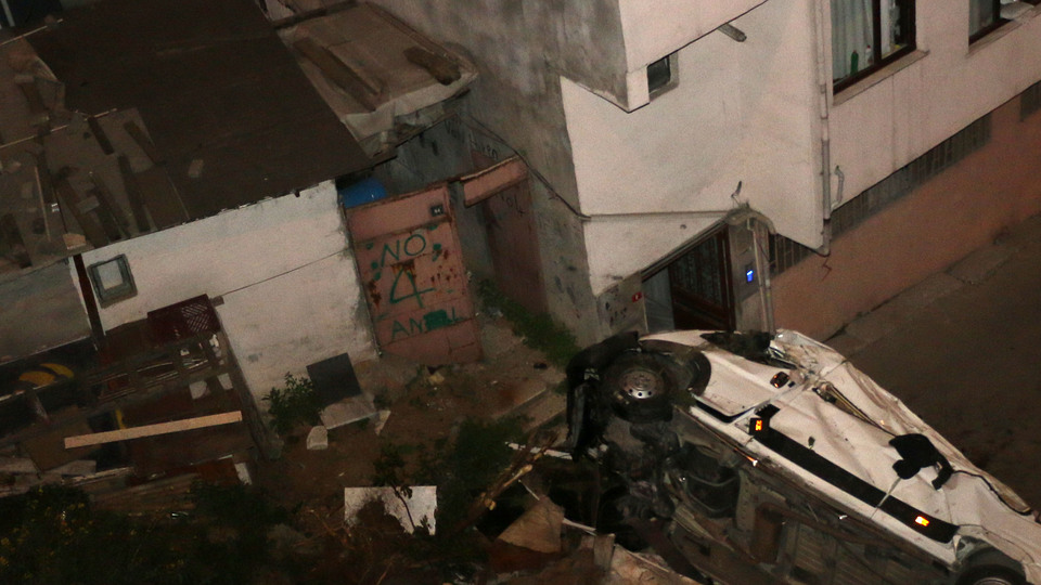 Tam 20 metreden uçtu