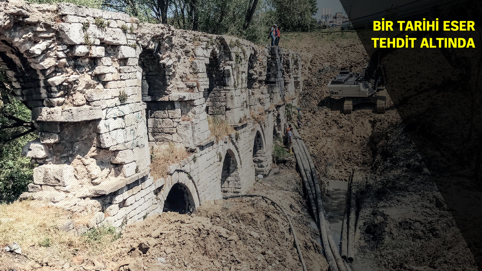 228 yıllık kemeri toprağa gömdüler