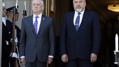 Liberman ABD Savunma Bakanı Mattis ile görüştü