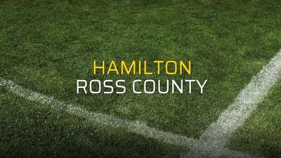 Hamilton - Ross County maçı heyecanı