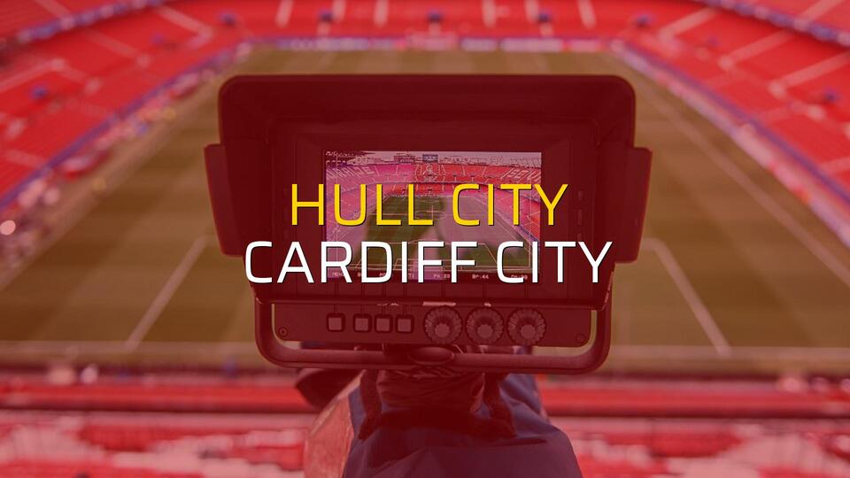 Hull City - Cardiff City maçı rakamları