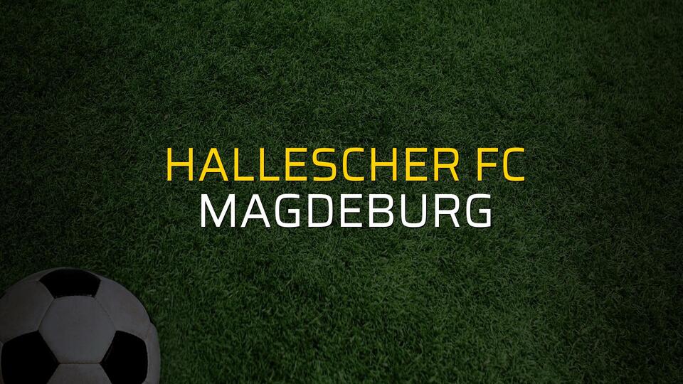 Hallescher FC - Magdeburg maçı öncesi rakamlar