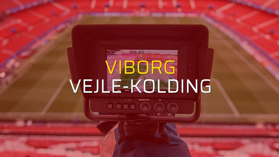 Viborg - Vejle-Kolding maçı öncesi rakamlar